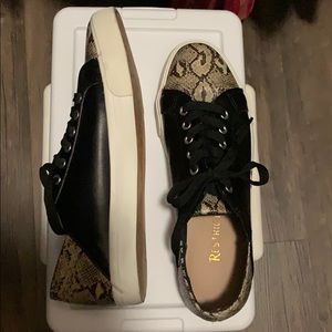 Snake Accent Sneakers